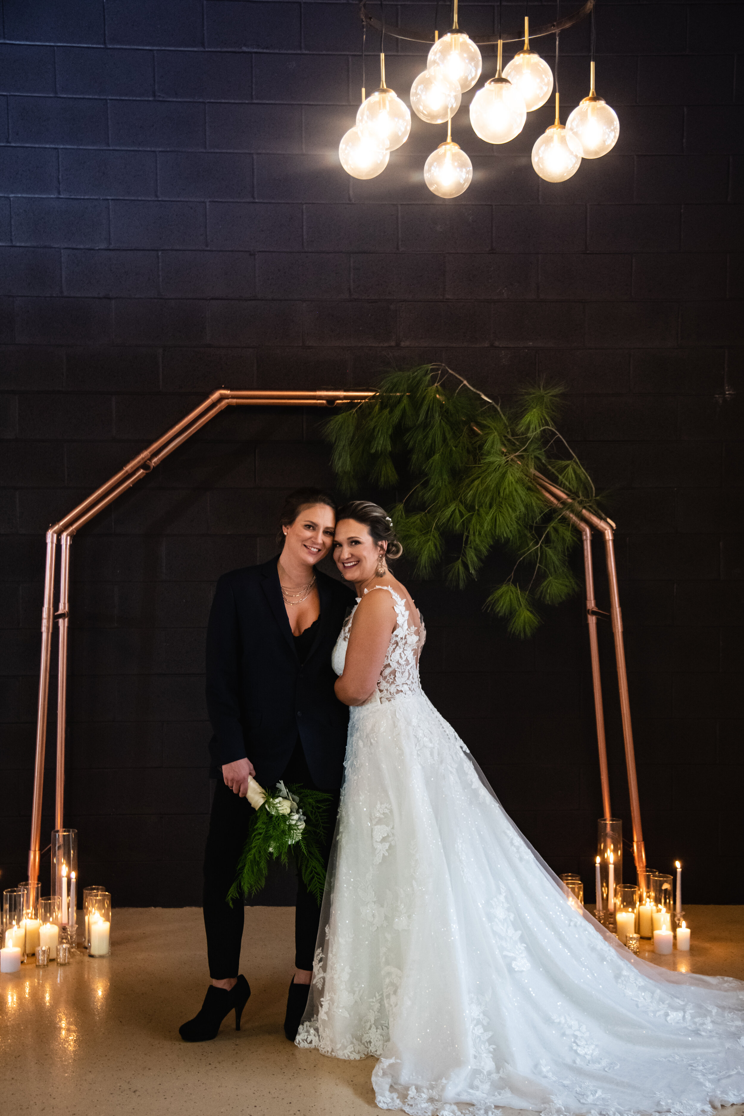 Classic Blue Winter Wedding Styled Shoot by Weddings by Danica featured on CHI thee WED