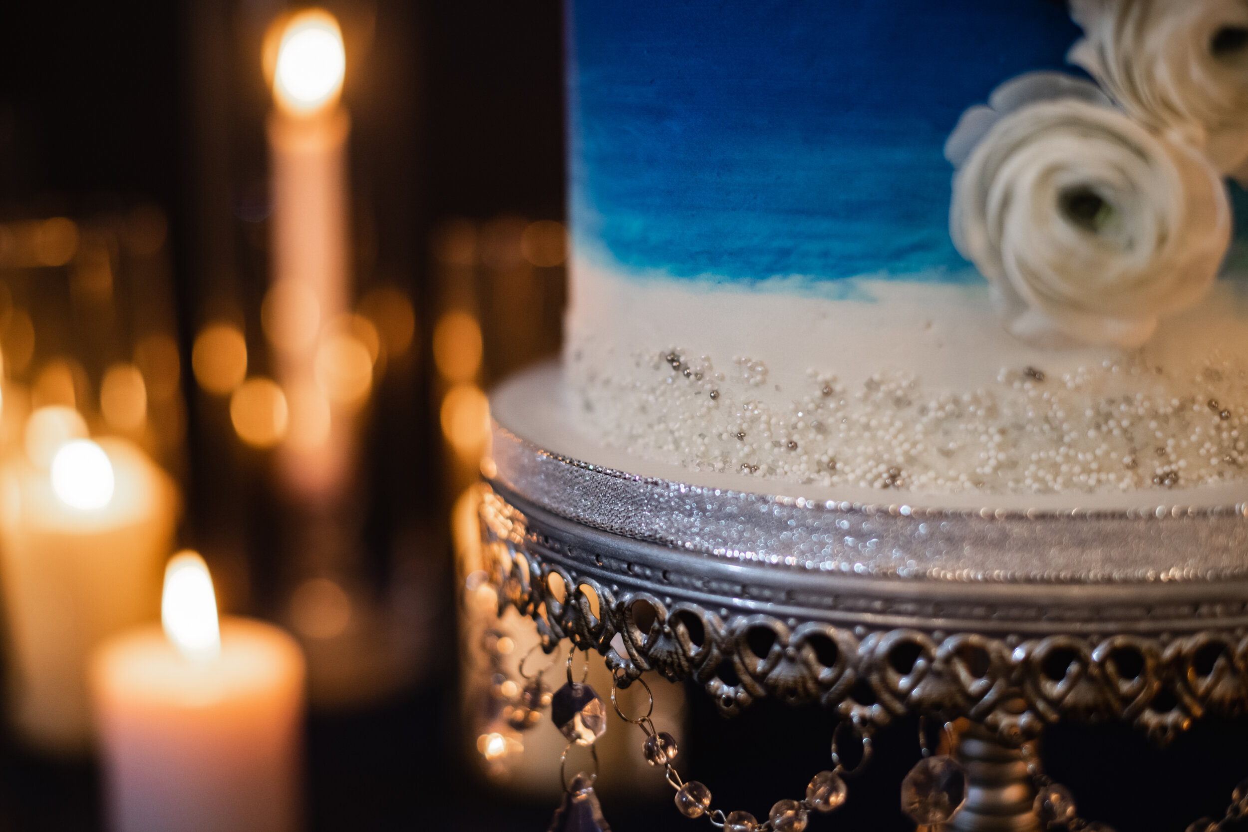 Classic Blue Winter Wedding Styled Shoot by Weddings by Danica featured on CHI thee WED