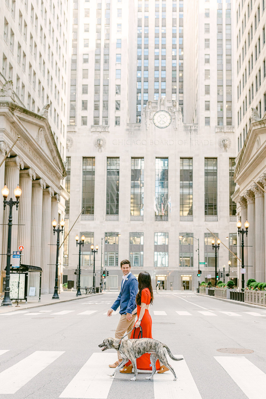  Effortlessly Chic Chicago Engagement captured by The Fourniers Fine Art Photography