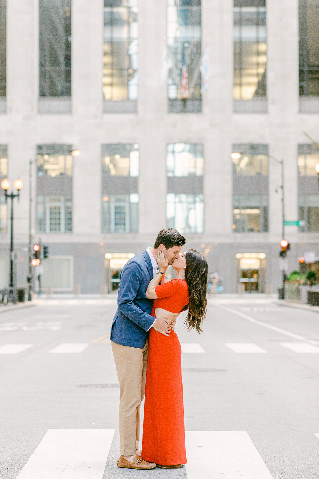  Effortlessly Chic Chicago Engagement captured by The Fourniers Fine Art Photography