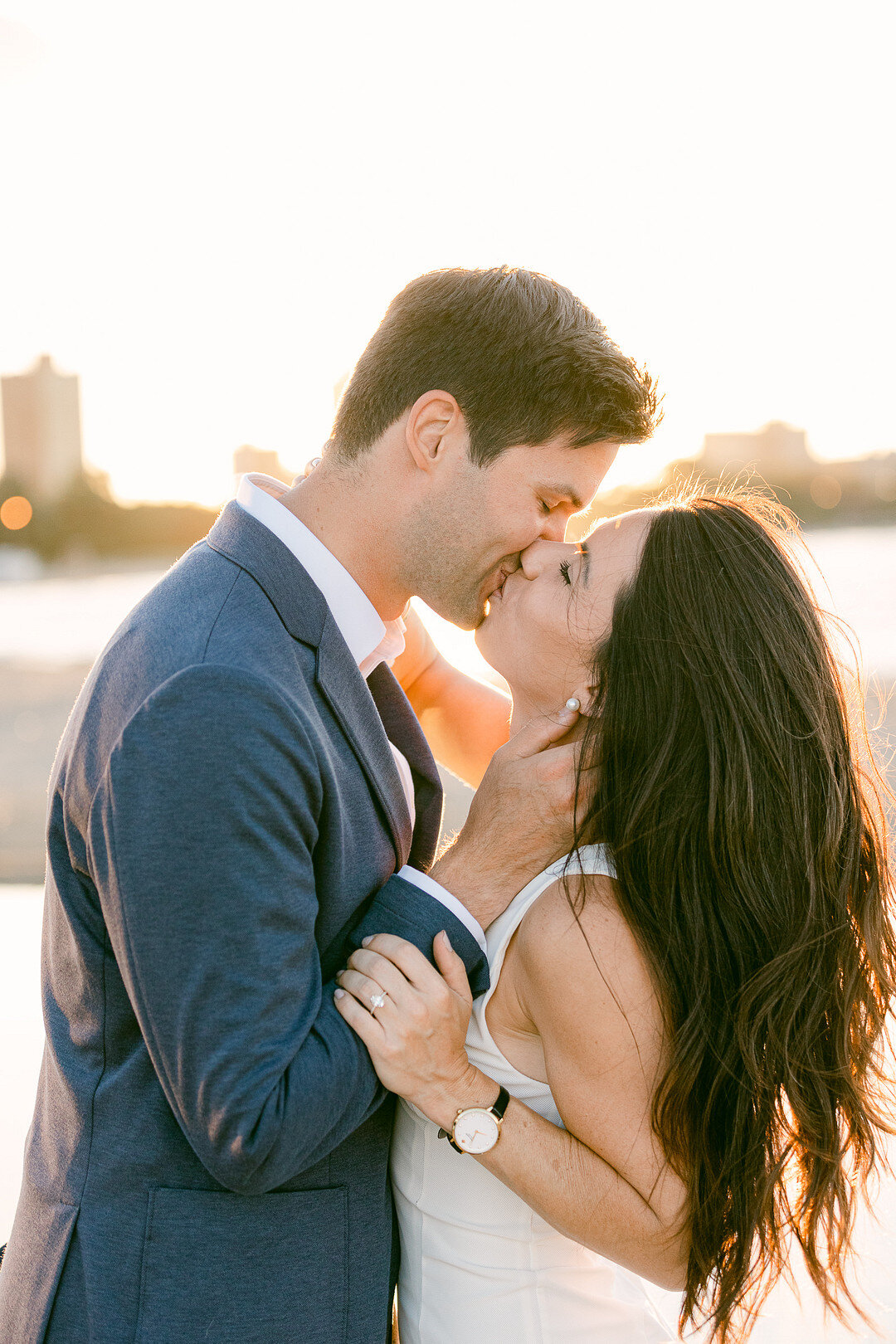  Effortlessly Chic Chicago Engagement captured by The Fourniers Fine Art Photography