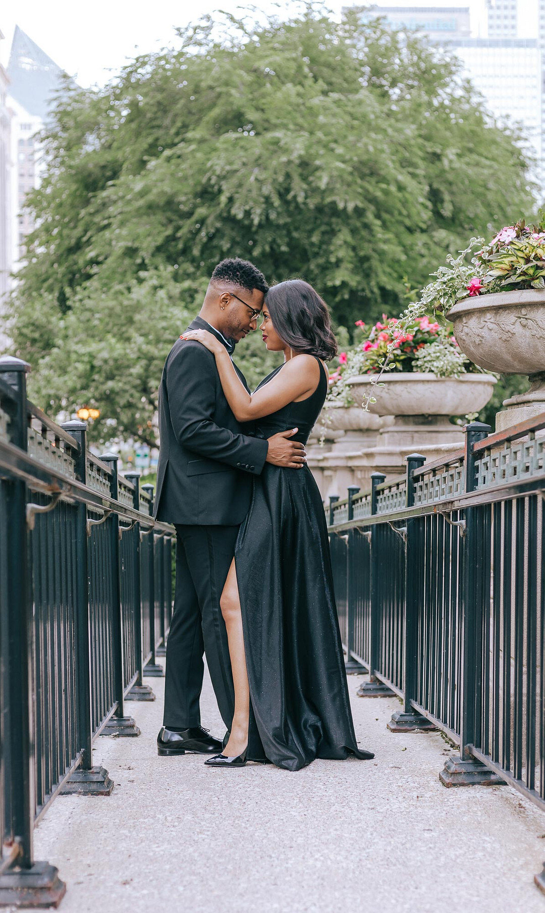 High Fashion Chicago Engagement Session captured by Rae Marcel Photography featured on CHI thee WED