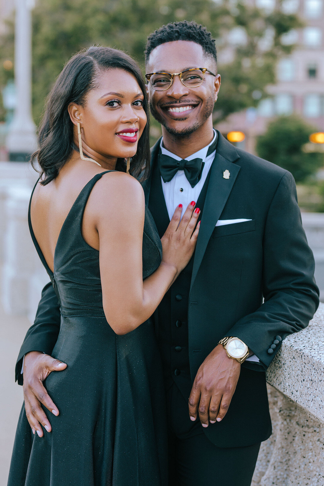 High Fashion Chicago Engagement Session captured by Rae Marcel Photography featured on CHI thee WED