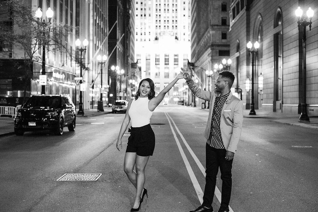 High Fashion Chicago Engagement Session captured by Rae Marcel Photography featured on CHI thee WED