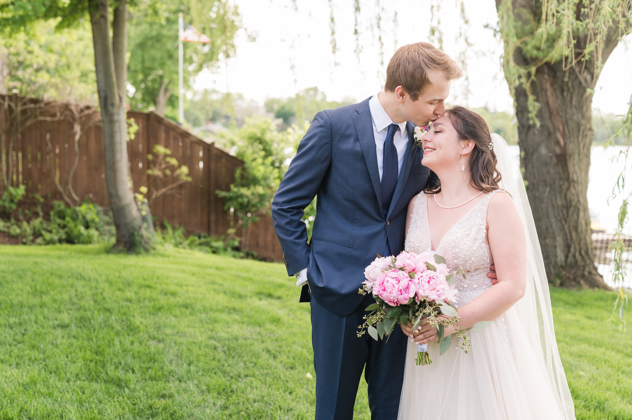 Intimate Round Lake, Illinois Elopement captured by Winterlyn Photography