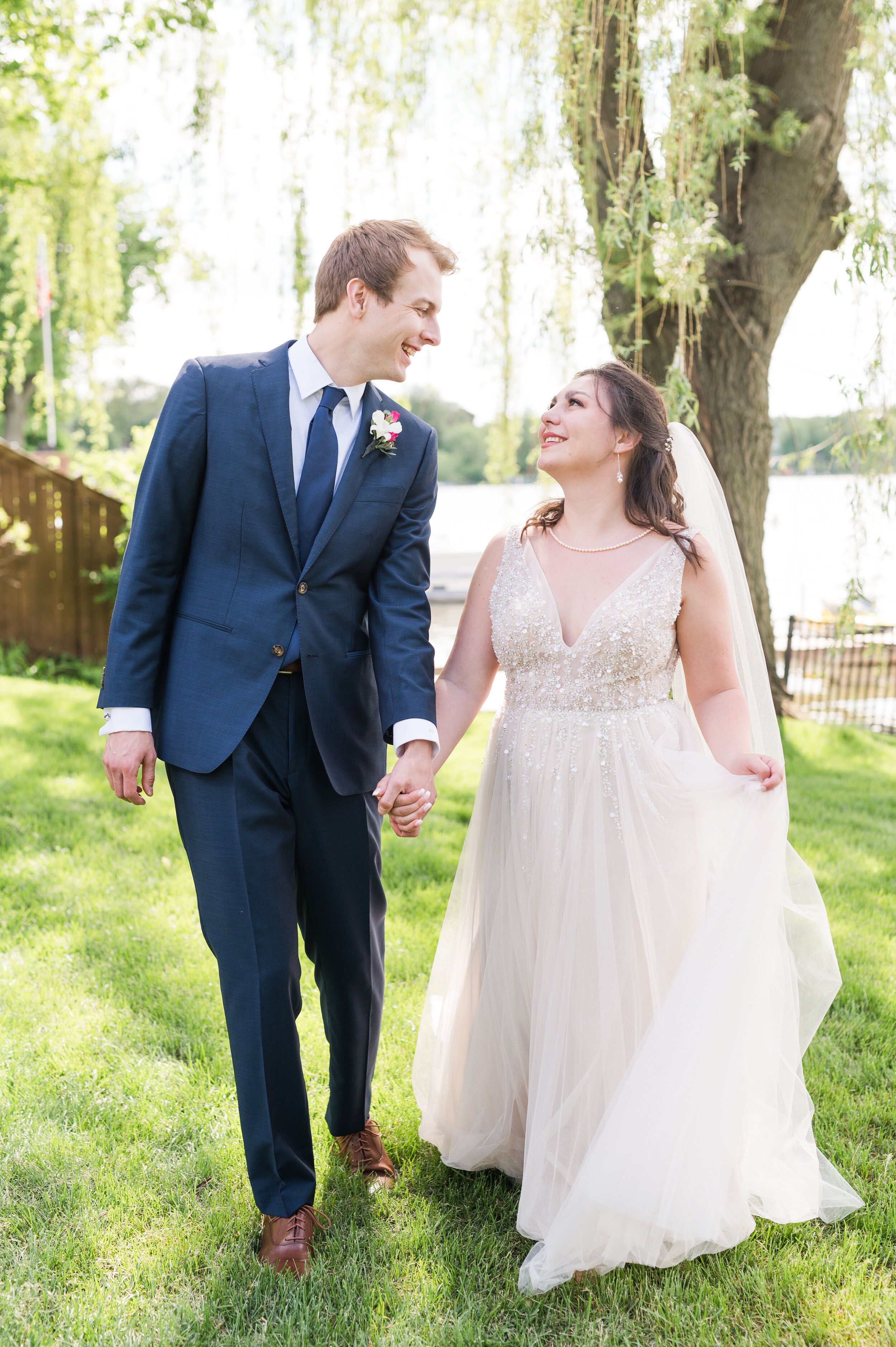 Intimate Round Lake, Illinois Elopement captured by Winterlyn Photography