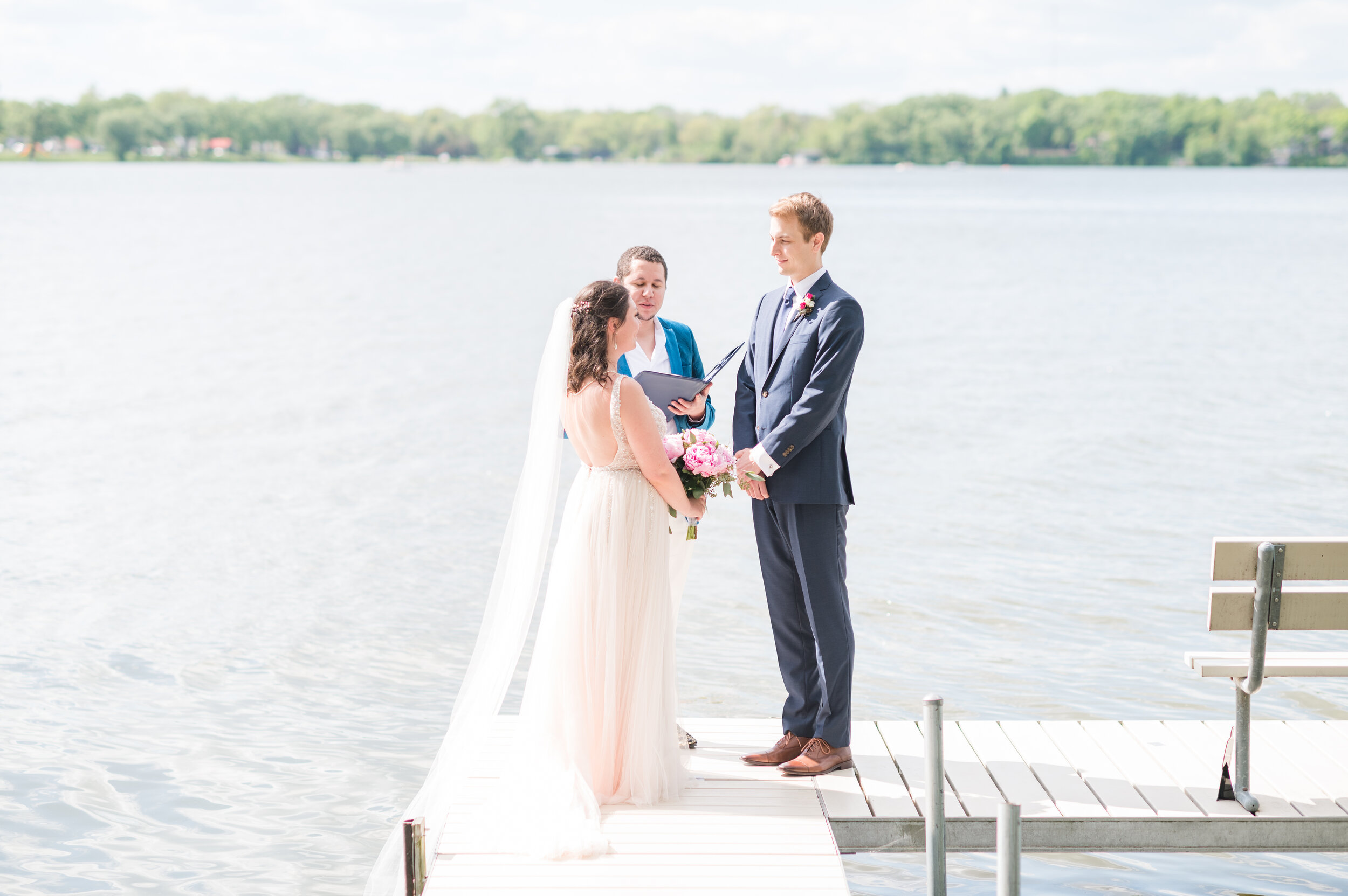 Intimate Round Lake, Illinois Elopement captured by Winterlyn Photography