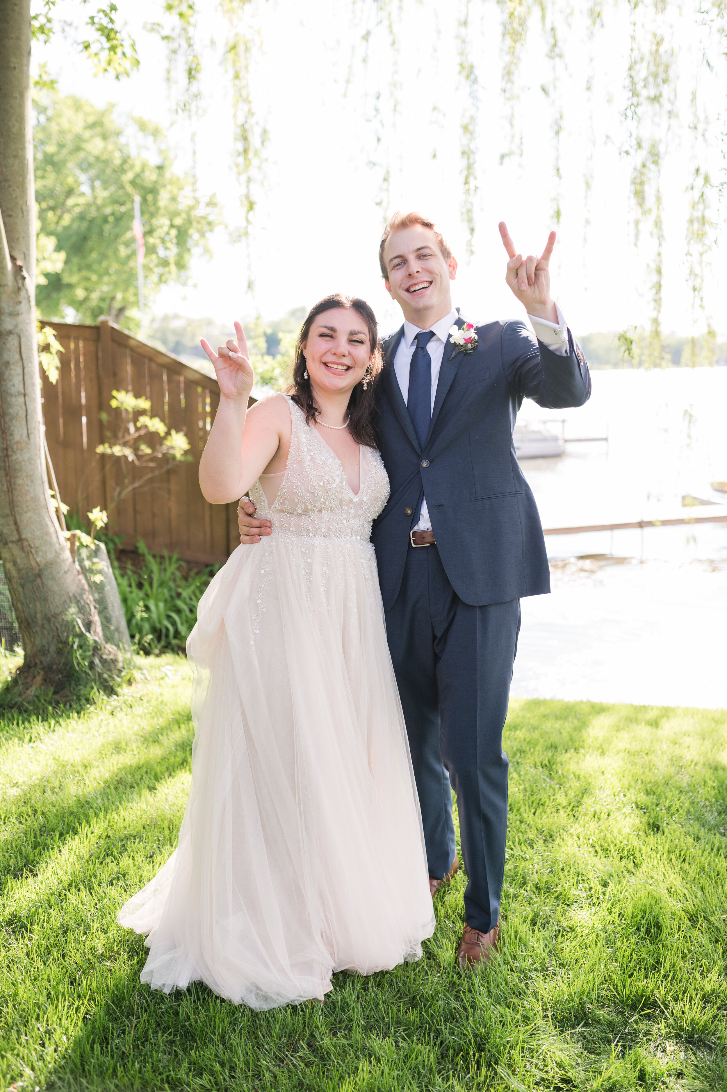 Intimate Round Lake, Illinois Elopement captured by Winterlyn Photography