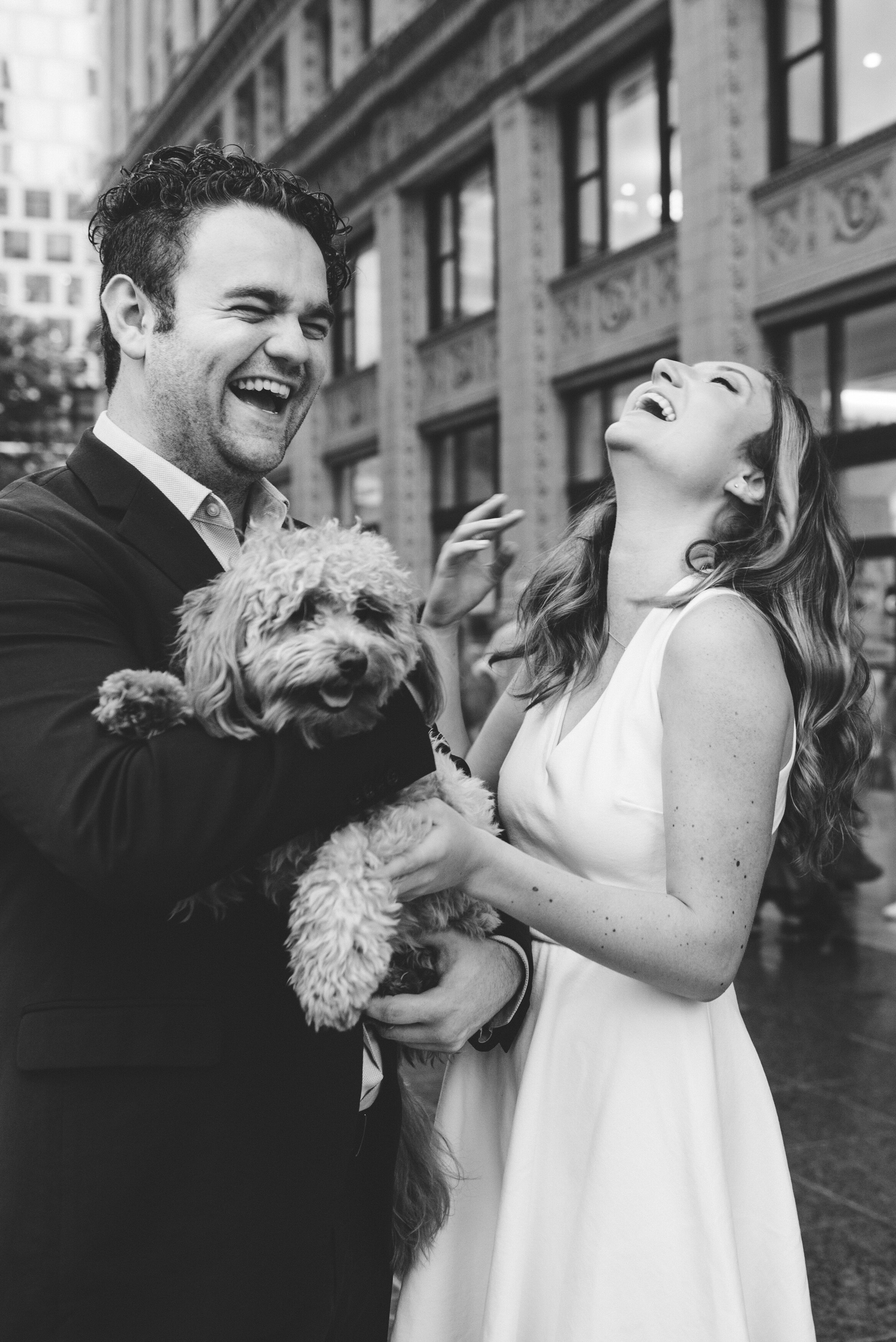 Elegant River North Engagement Shoot captured by  Ed &amp; Aileen Photography