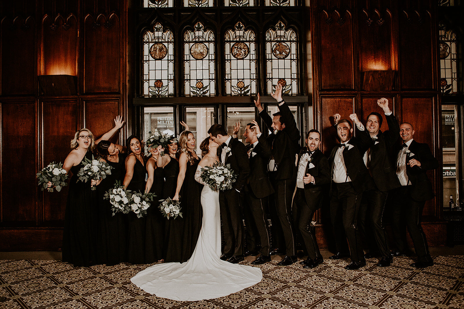 Dreamy Winter Wedding at University Club Chicago by The Simply Elegant Group featured on CHI thee WED