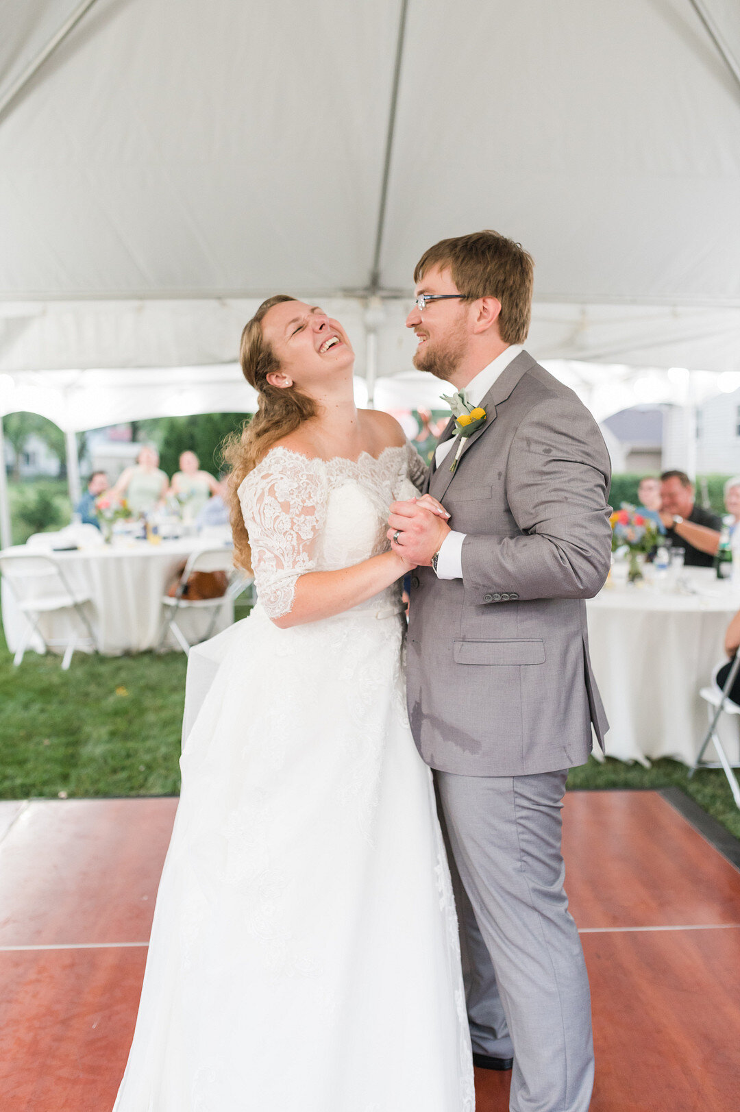 Laid Back Backyard Wedding captured by Winterlyn Photography