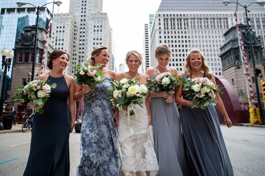 Romantic Garden Wedding at River Roast Chicago captured by Victoria Sprung Photography