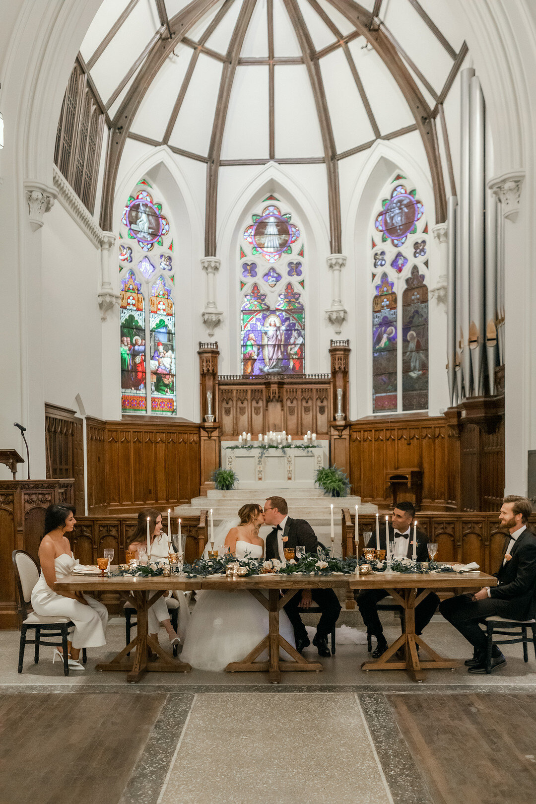 Historic St. James Wedding Styled Shoot captured by Victoria C Photos featured on CHI thee WED