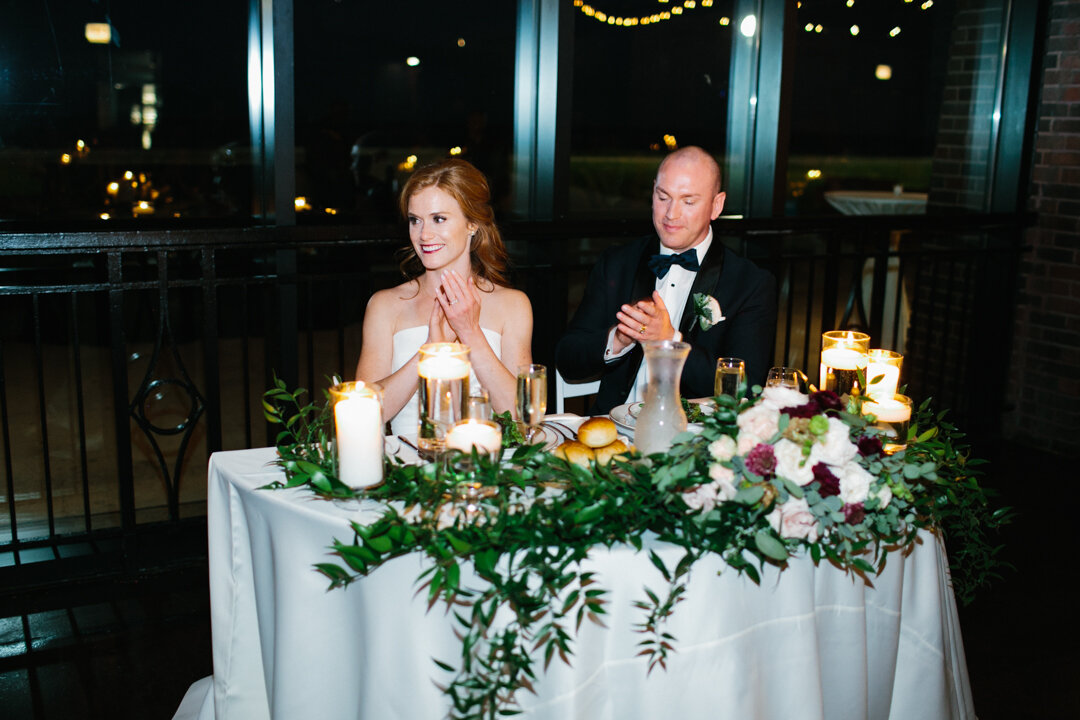 Traditional Fall Wedding at Theater on the Lake featured on CHI thee WED