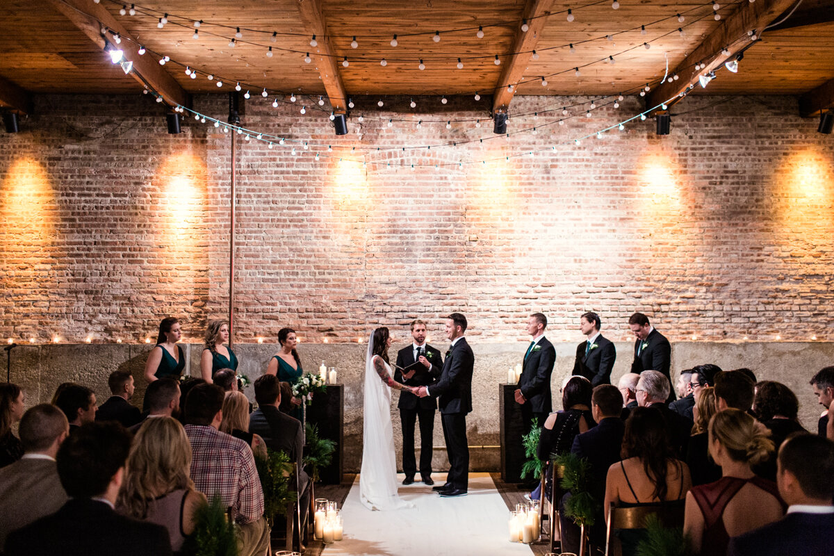 Christmas wedding in Chicago captured by Emma Mullins Photography