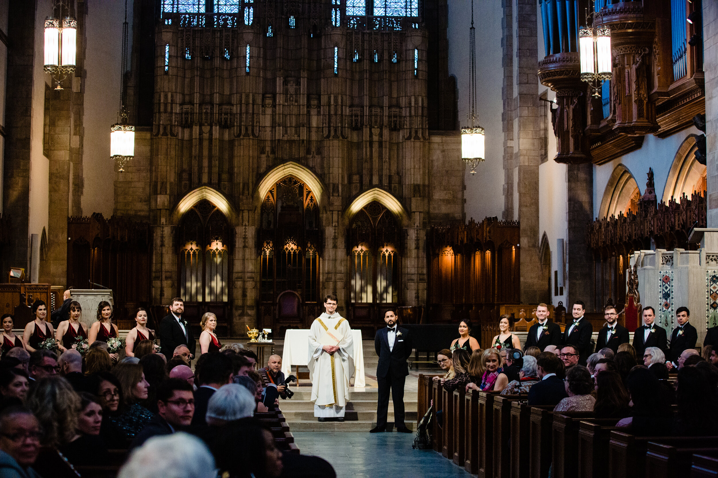 Dramatic and Moody Winter Wedding captured by Juancho SC Photography