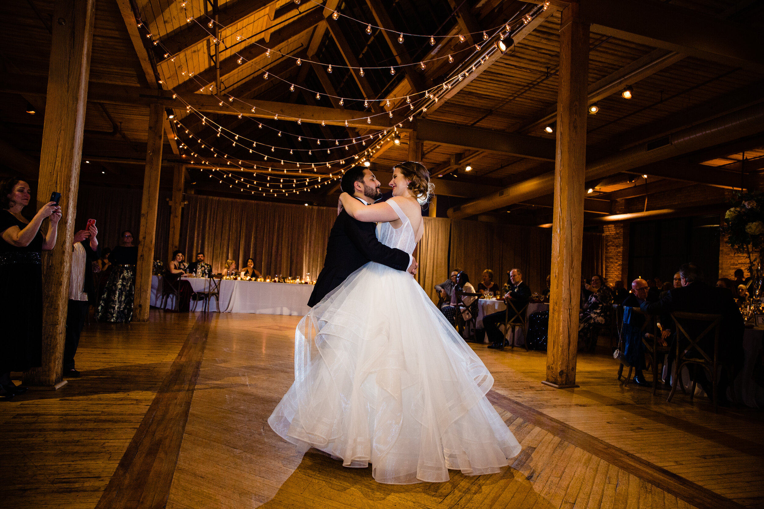 Dramatic and Moody Winter Wedding captured by Juancho SC Photography