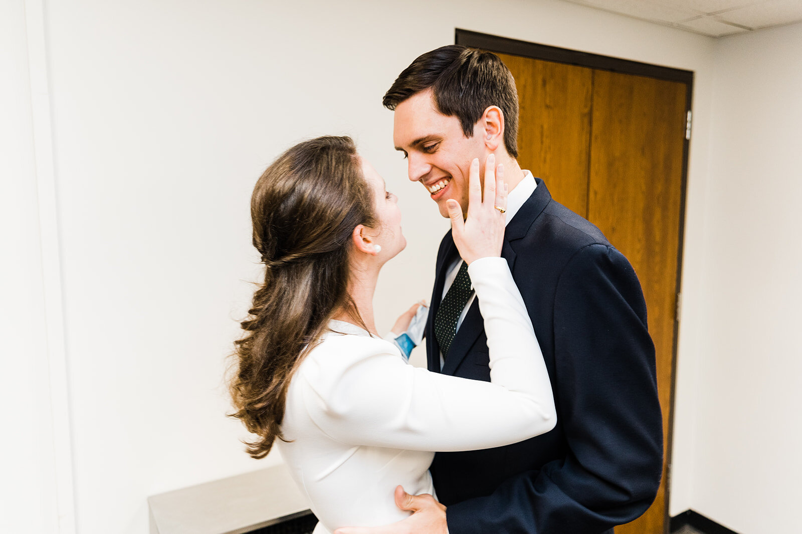 Chicago City Hall COVID Elopement by Rempel Photography featured on CHI thee WED