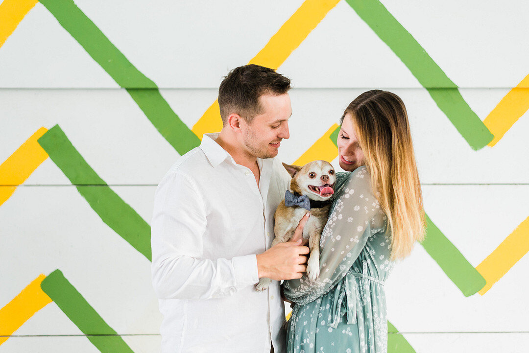 Romantic Chicago Riverwalk Engagement Session