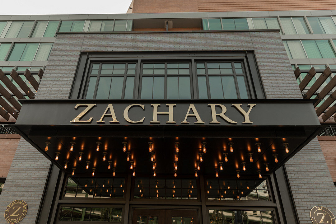 Chicago Cubs Themed Minimony Elopement at Hotel Zachary captured by ee photography