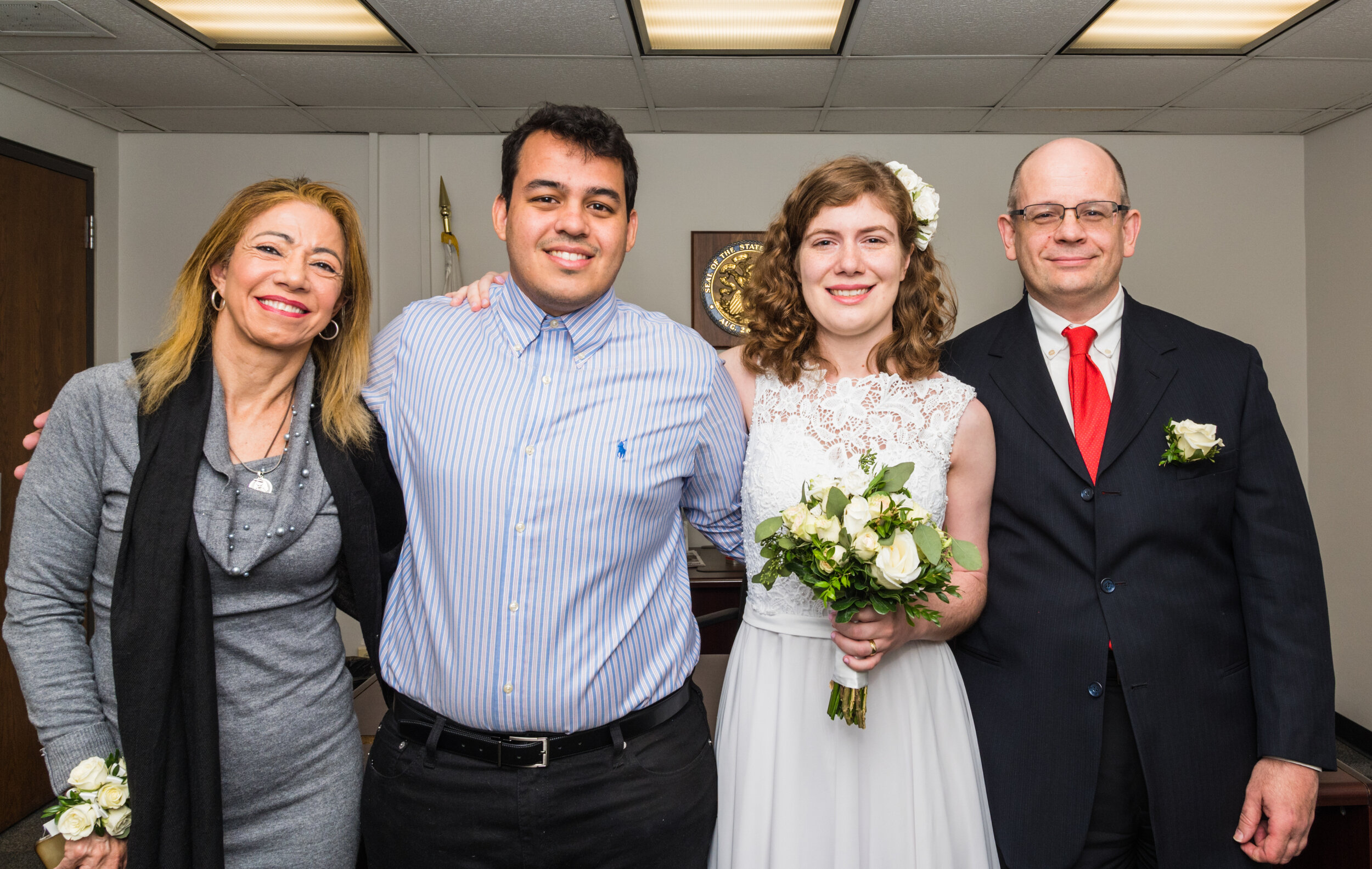 Intimate Winter Elopement with Portraits at the Chicago Cultural Center by Creative M Weddings