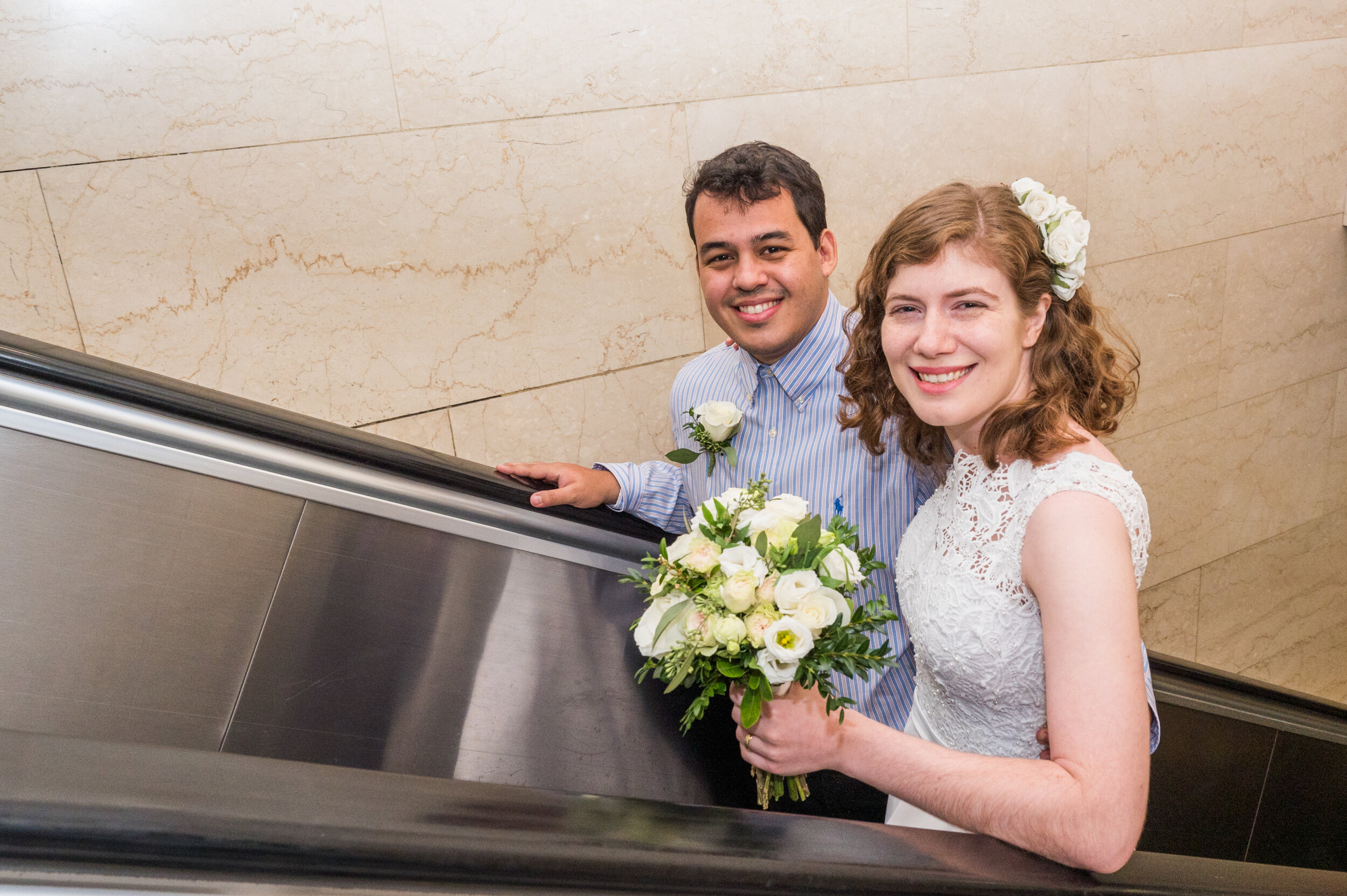 Intimate Winter Elopement with Portraits at the Chicago Cultural Center by Creative M Weddings