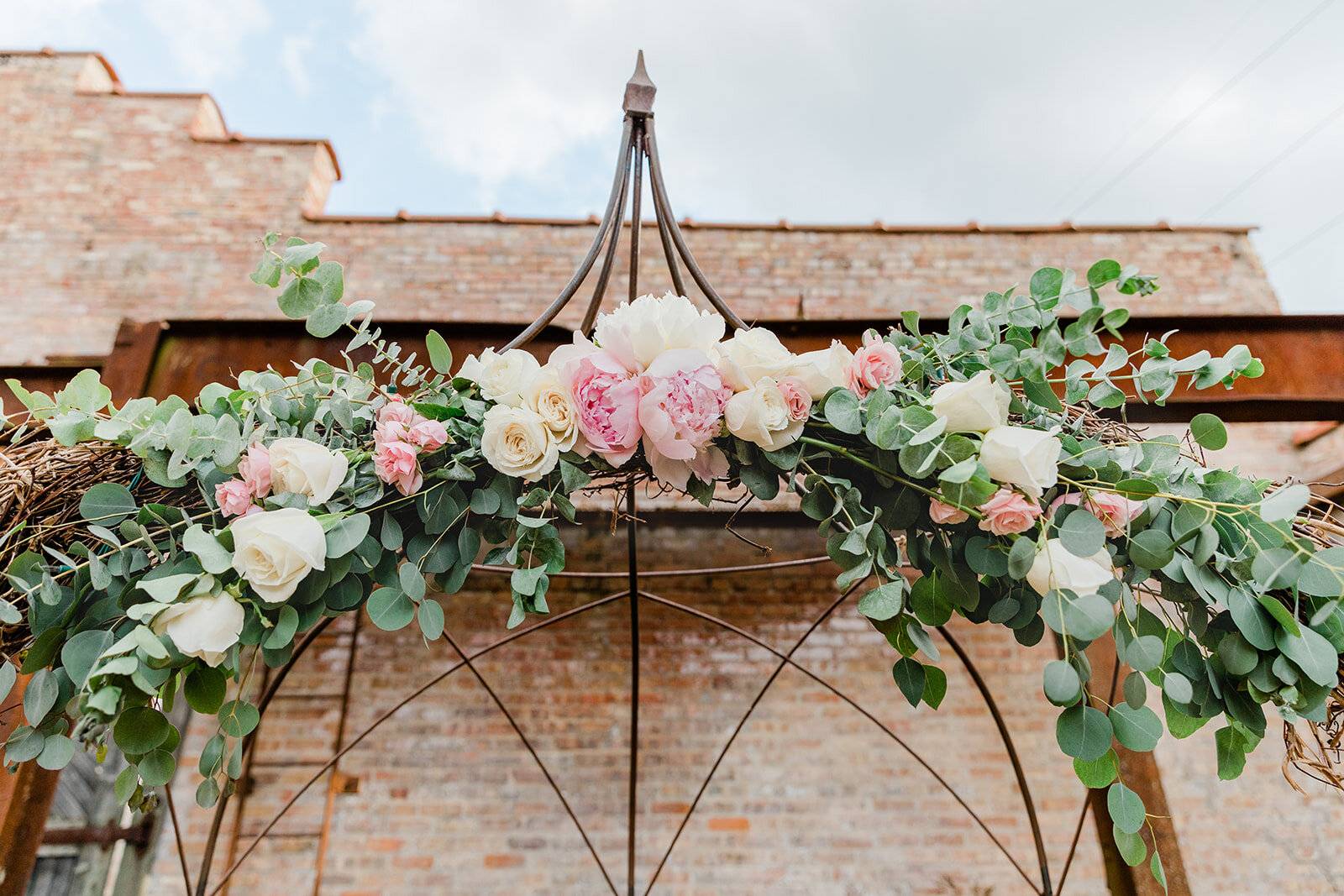 Romantic Industrial Summer Wedding Filled with Peonies in Sycamore Illinois captured by Expedition Joy