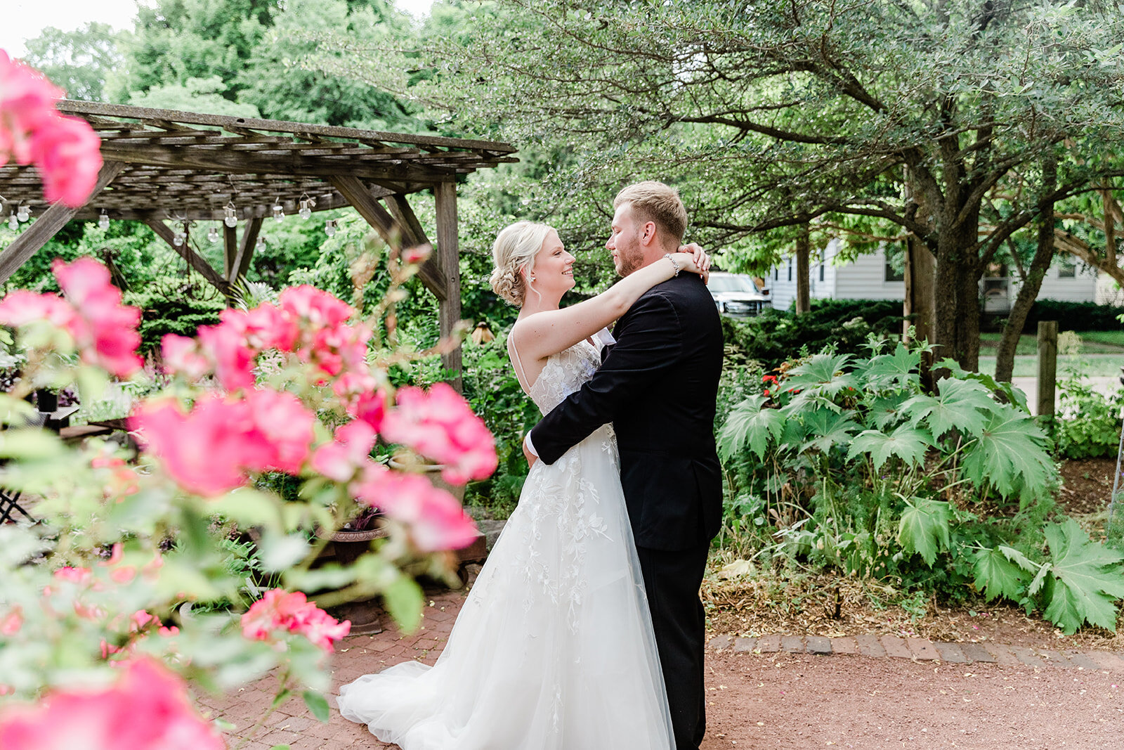 Romantic Industrial Summer Wedding Filled with Peonies in Sycamore Illinois captured by Expedition Joy