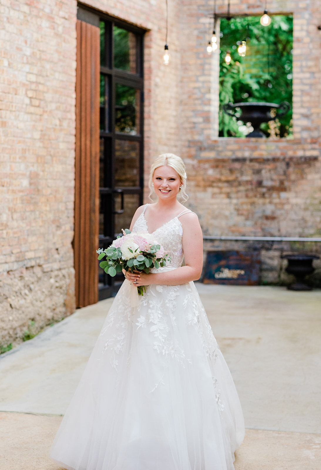 Romantic Industrial Summer Wedding Filled with Peonies in Sycamore Illinois captured by Expedition Joy