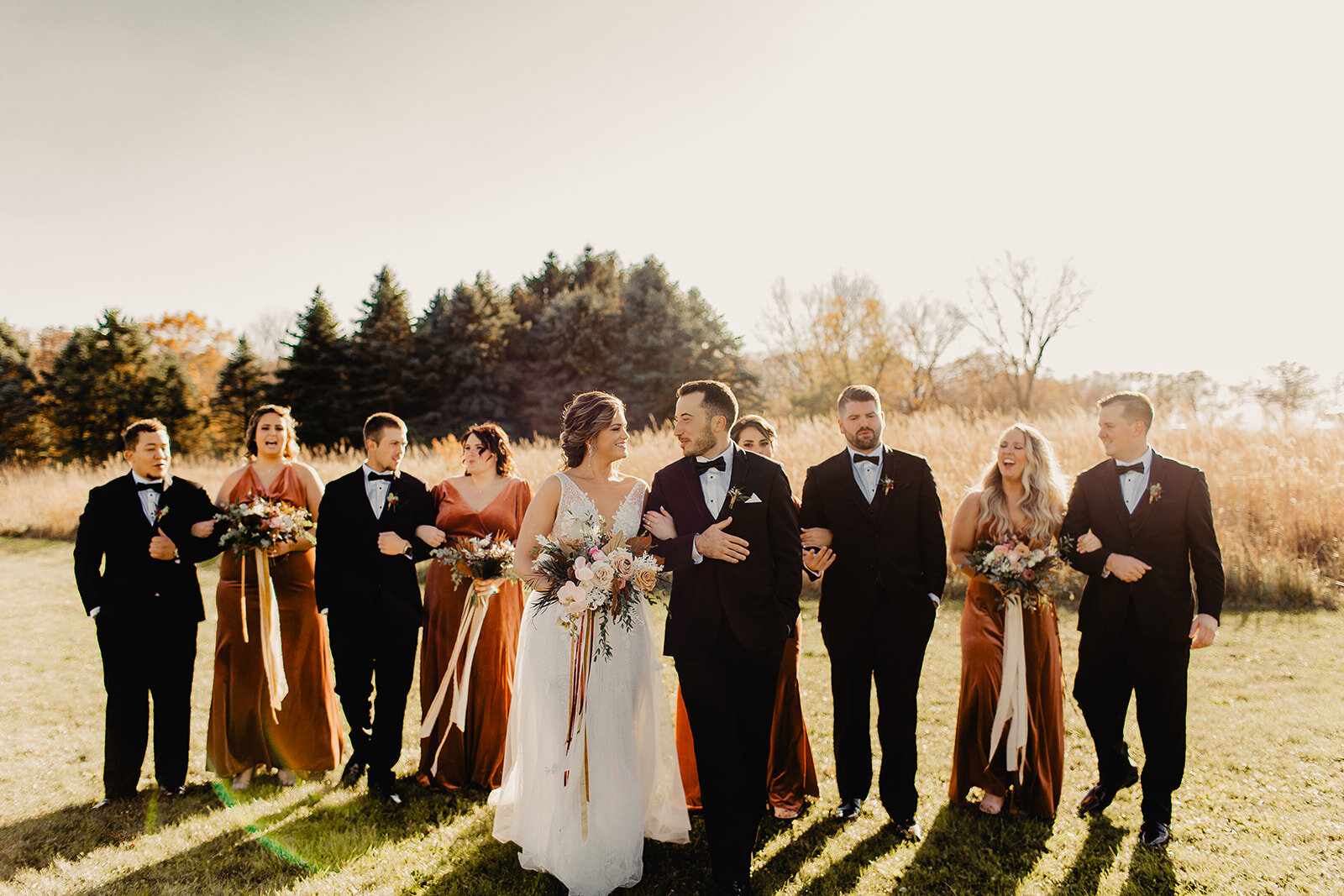 Whimsical Fall Wedding at Emerson Creek captured by Rachel Mae Photography | CHI thee WED