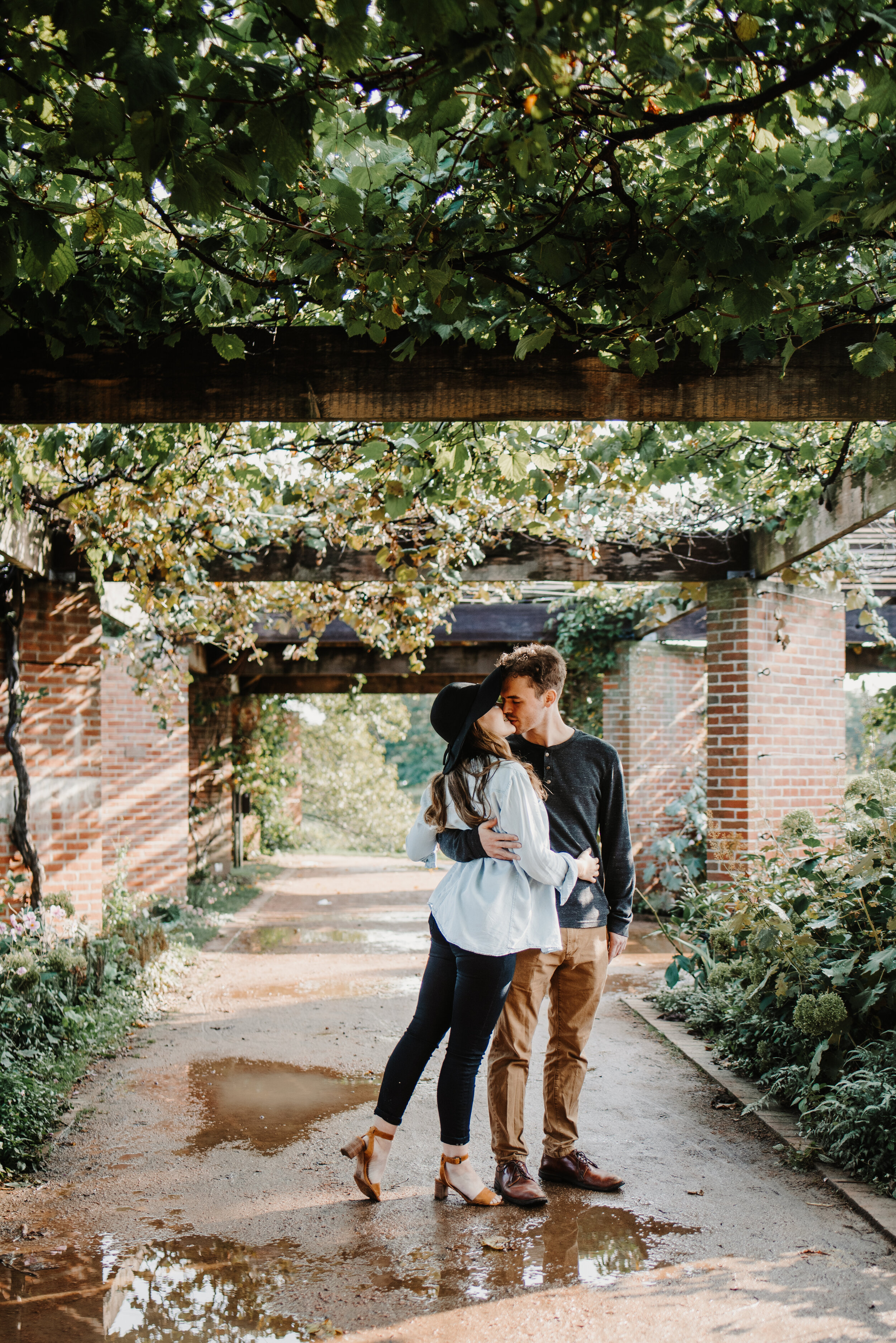 Sunny Botanic Garden Engagement Session captured by Dana Bell Photography | CHI thee WED