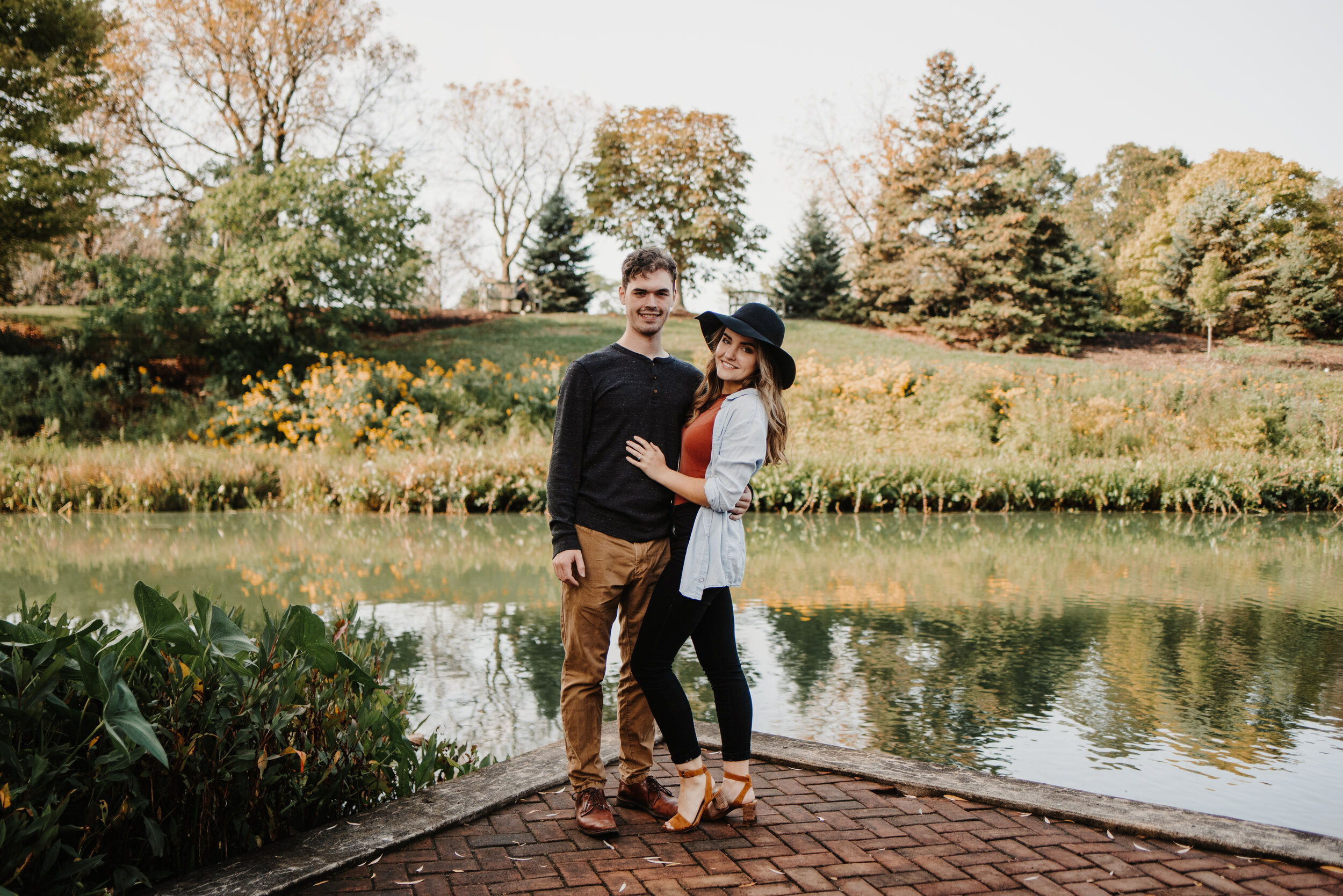 Sunny Botanic Garden Engagement Session captured by Dana Bell Photography | CHI thee WED