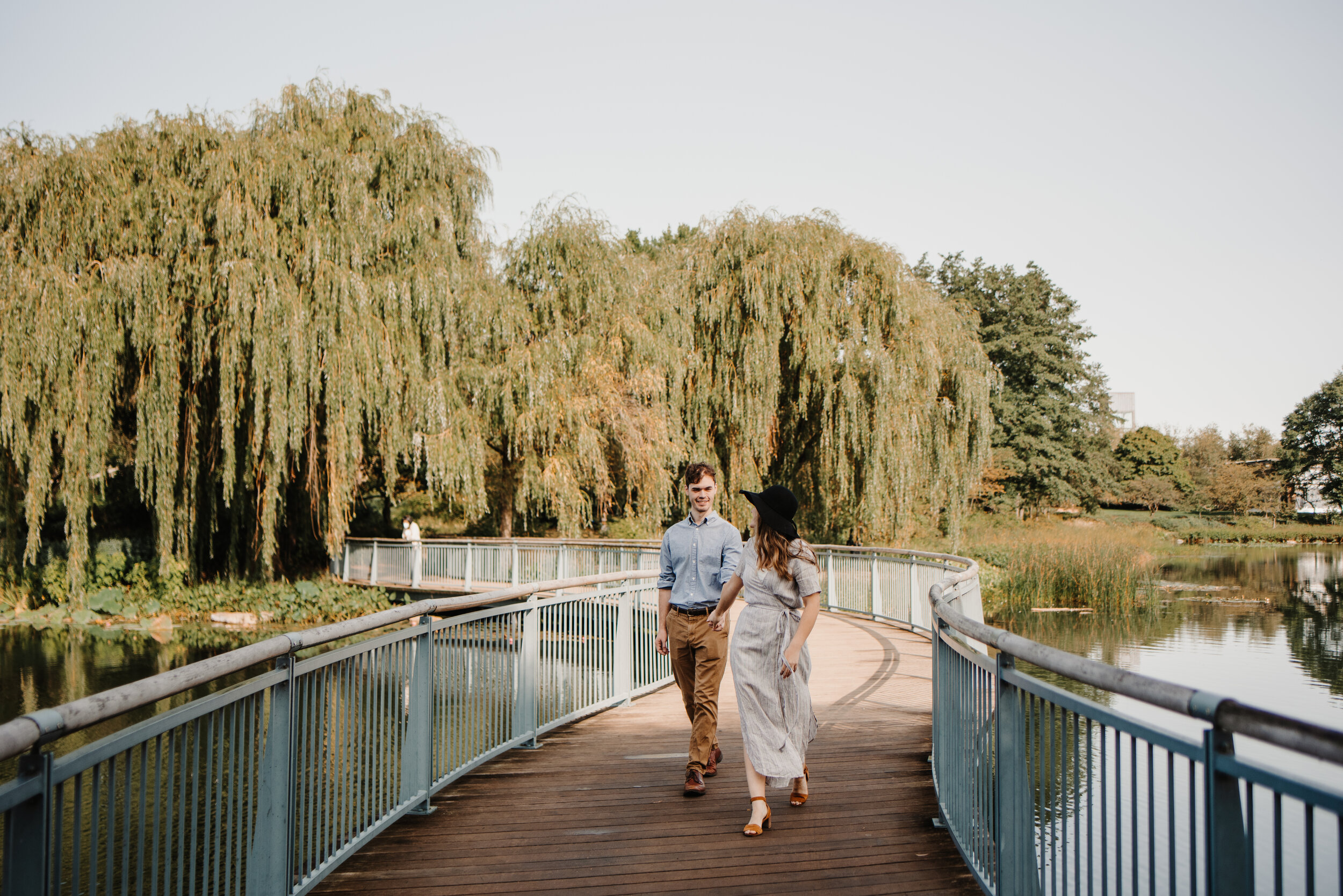 Sunny Botanic Garden Engagement Session captured by Dana Bell Photography | CHI thee WED
