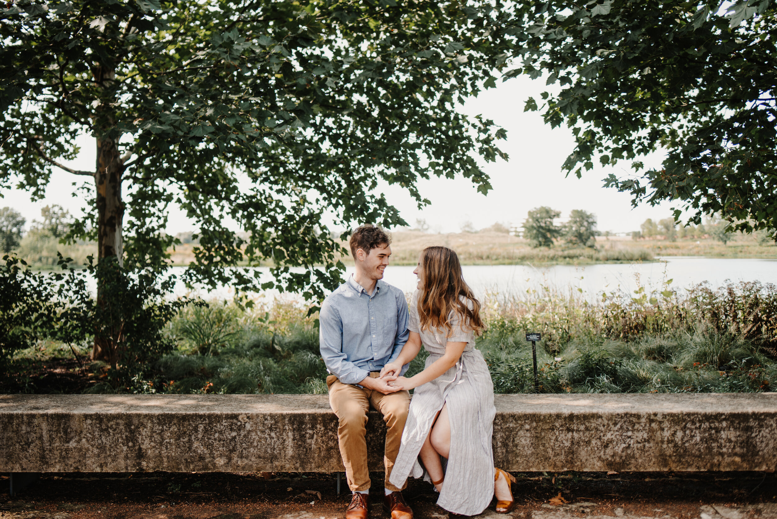 Sunny Botanic Garden Engagement Session captured by Dana Bell Photography | CHI thee WED