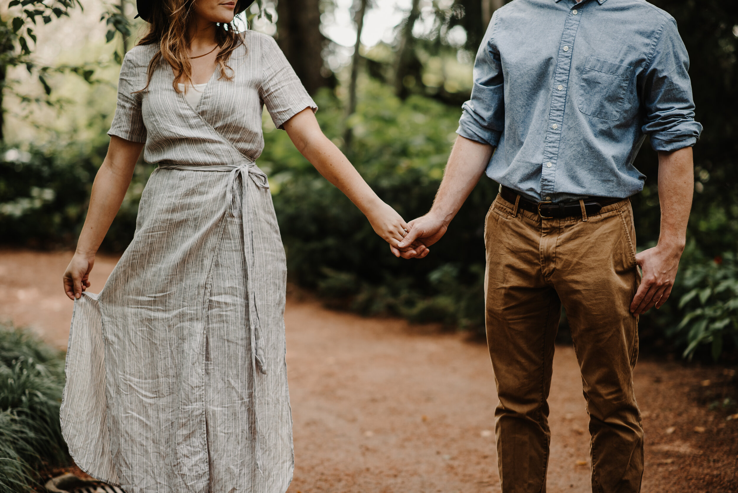 Sunny Botanic Garden Engagement Session captured by Dana Bell Photography | CHI thee WED