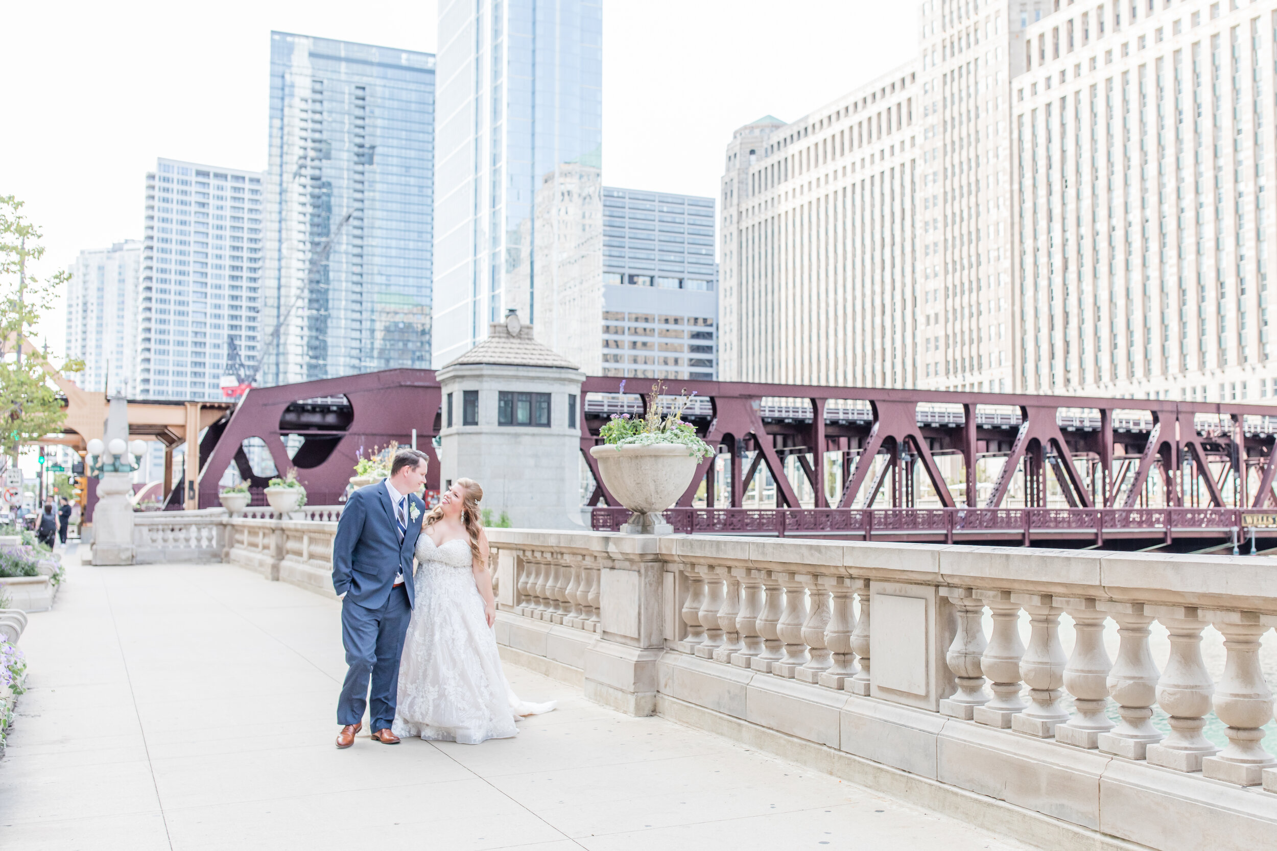 Quaint Downtown Chicago Cook County Courthouse Elopement captured by Bridgette Benson Photography