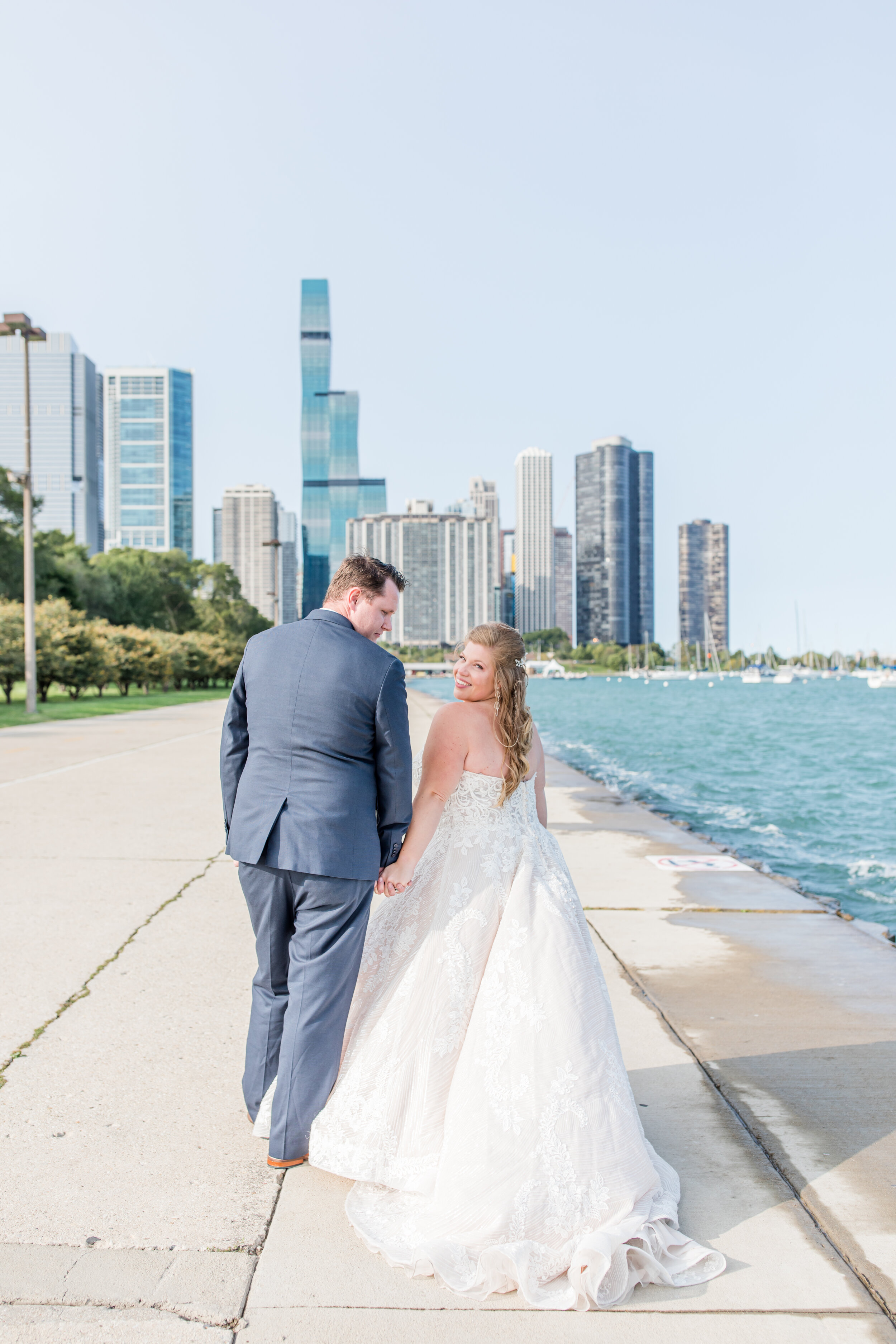 Quaint Downtown Chicago Cook County Courthouse Elopement captured by Bridgette Benson Photography