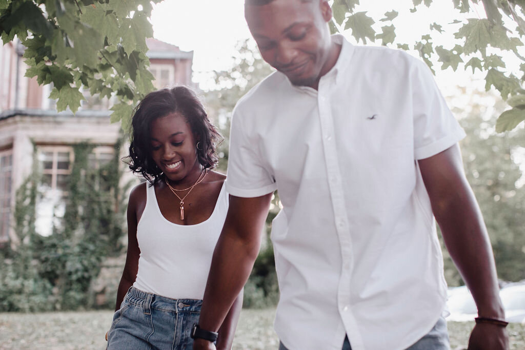 Beautiful Evanston Engagement Session by Whisper and Wind | CHI thee WED