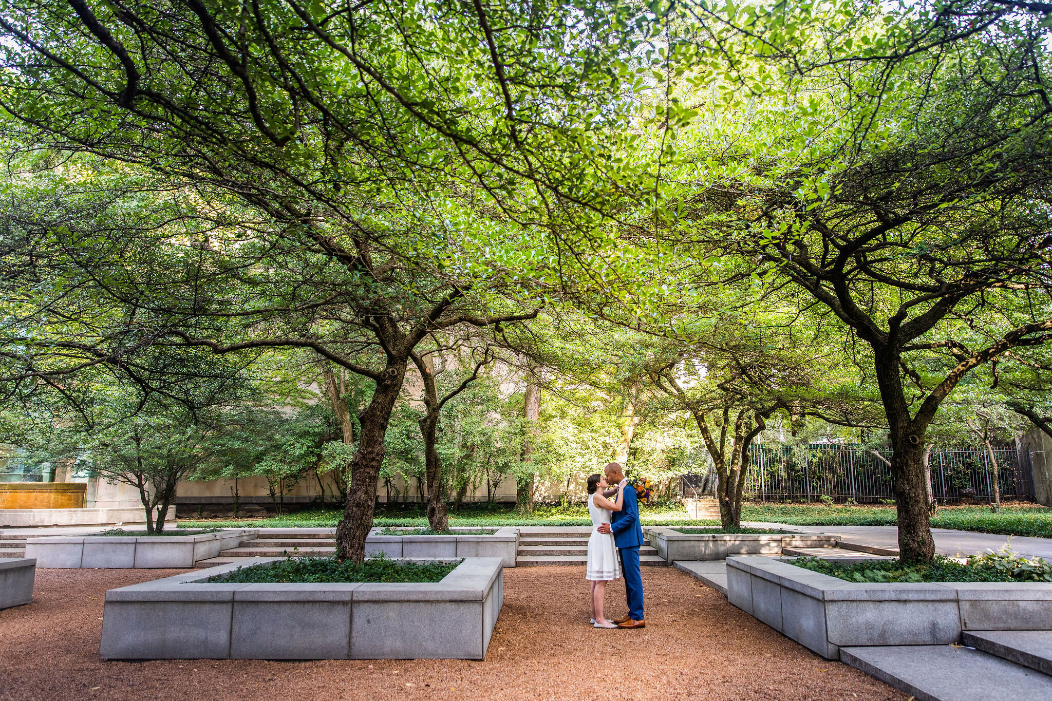 Post-City Hall Summer Wedding Photo Session captured by Madi Ellis Photography | CHI thee WED