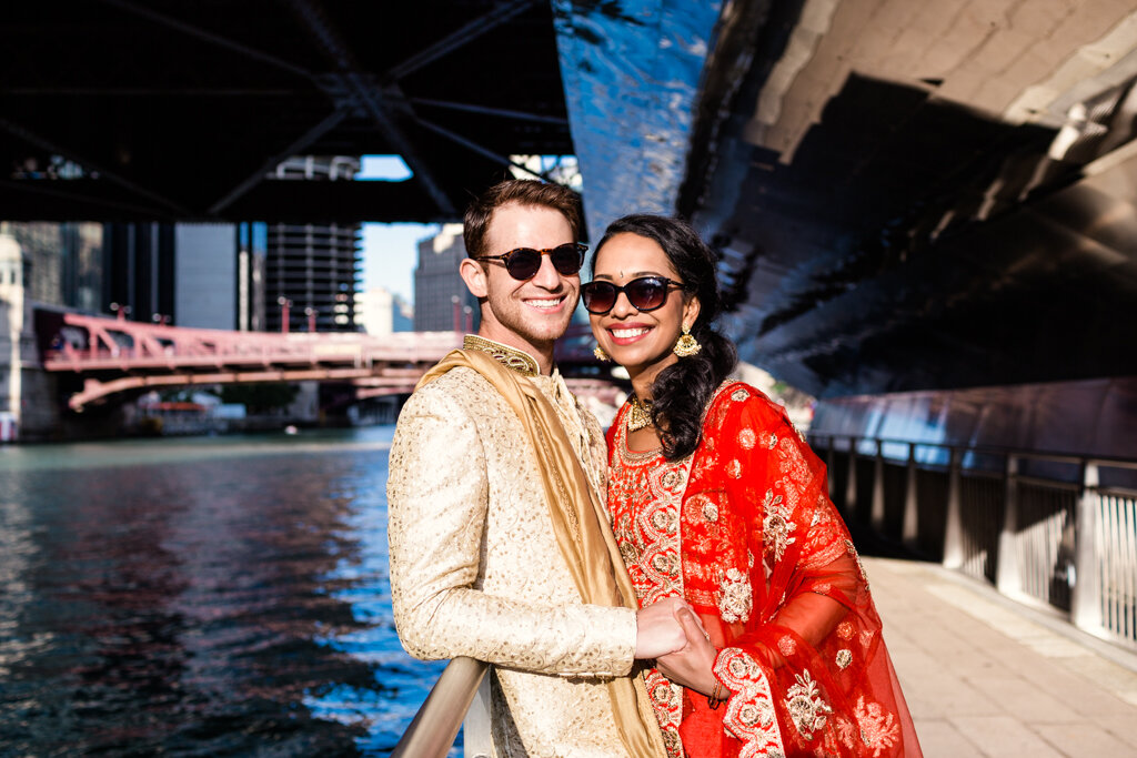 Formal Chicago Summer Engagement Session captured by Emma Mullins Photography