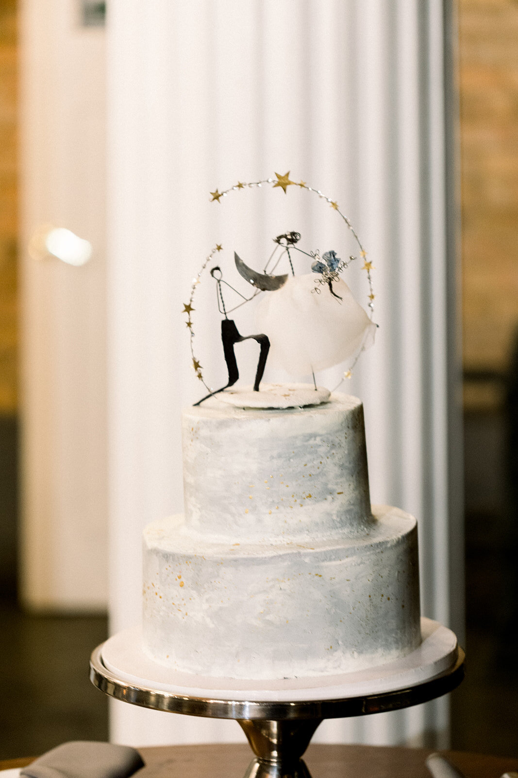 Celestial Vintage Wedding at Salvage One featured on CHI thee WED