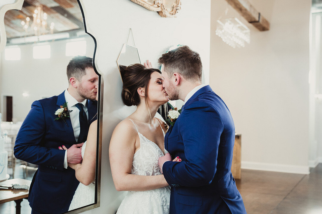 Industrial Chic Barn Wedding Inspiration | Monika Thorpe Photography