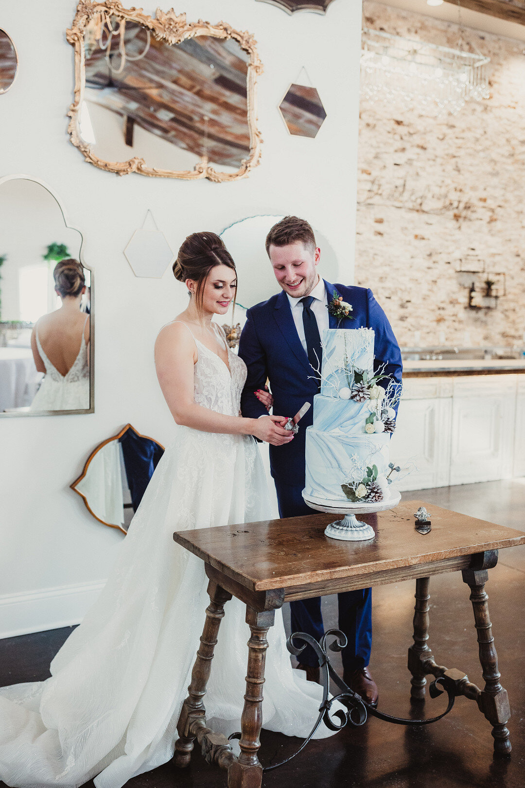 Industrial Chic Barn Wedding Inspiration | Monika Thorpe Photography