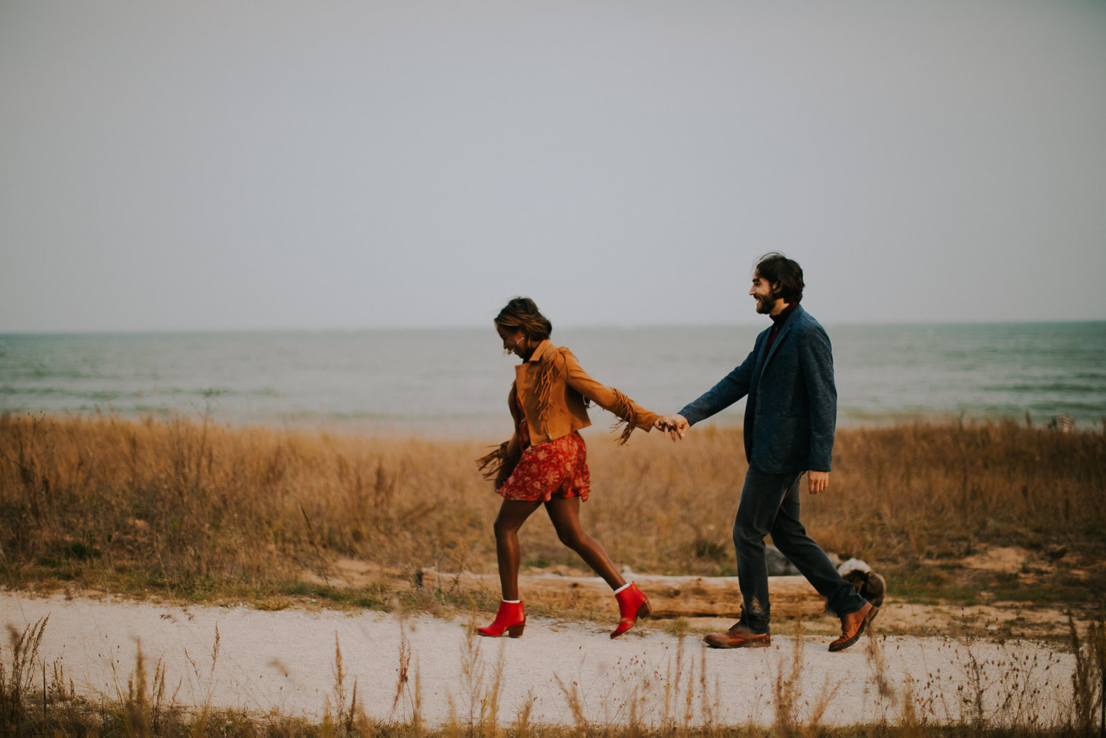 Newport State Park Engagement Session | O &amp; B Photo Co.