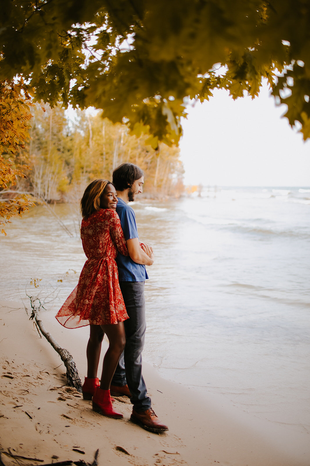 Newport State Park Engagement Session | O &amp; B Photo Co.