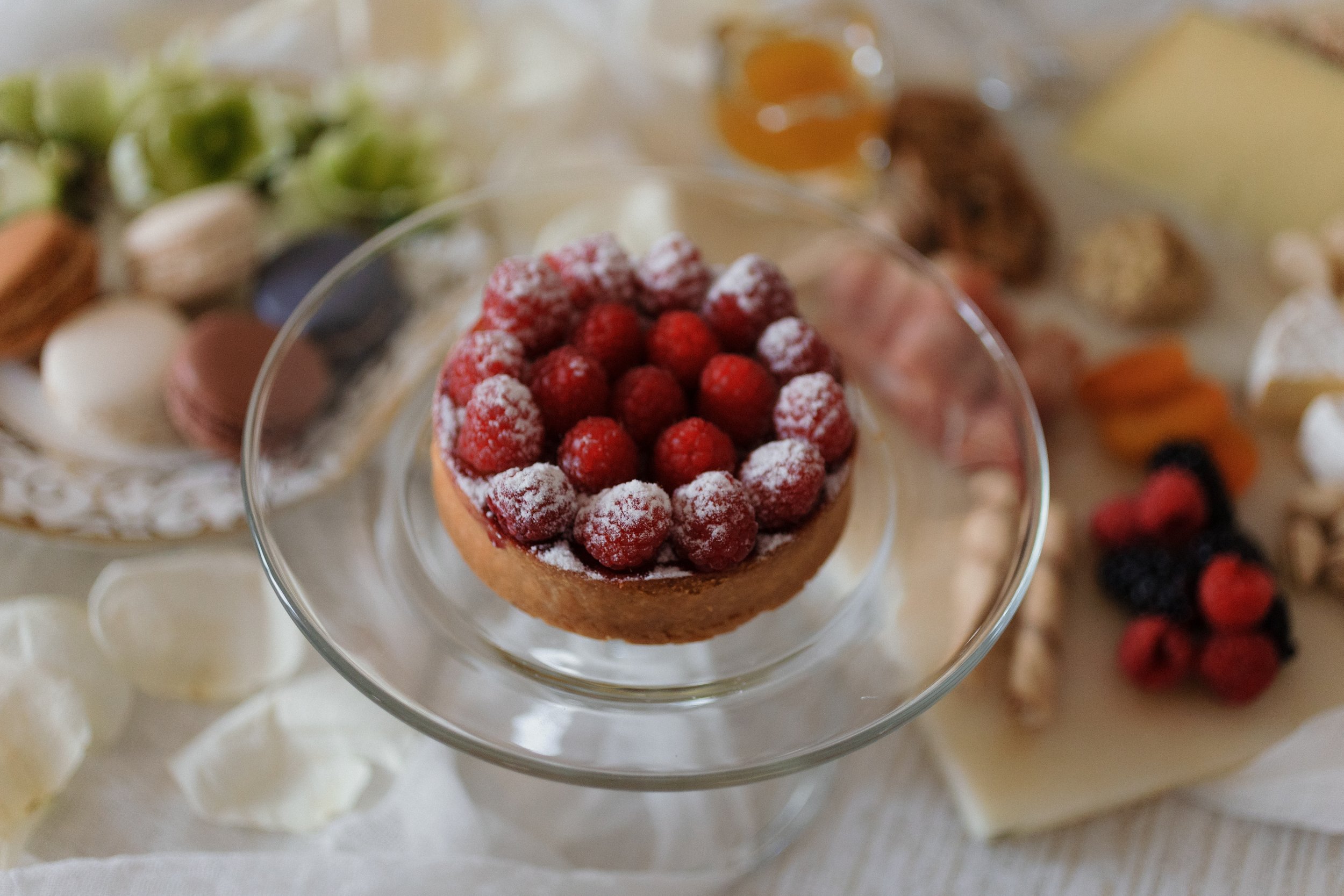 Springtime in Paris chateau wedding pastries