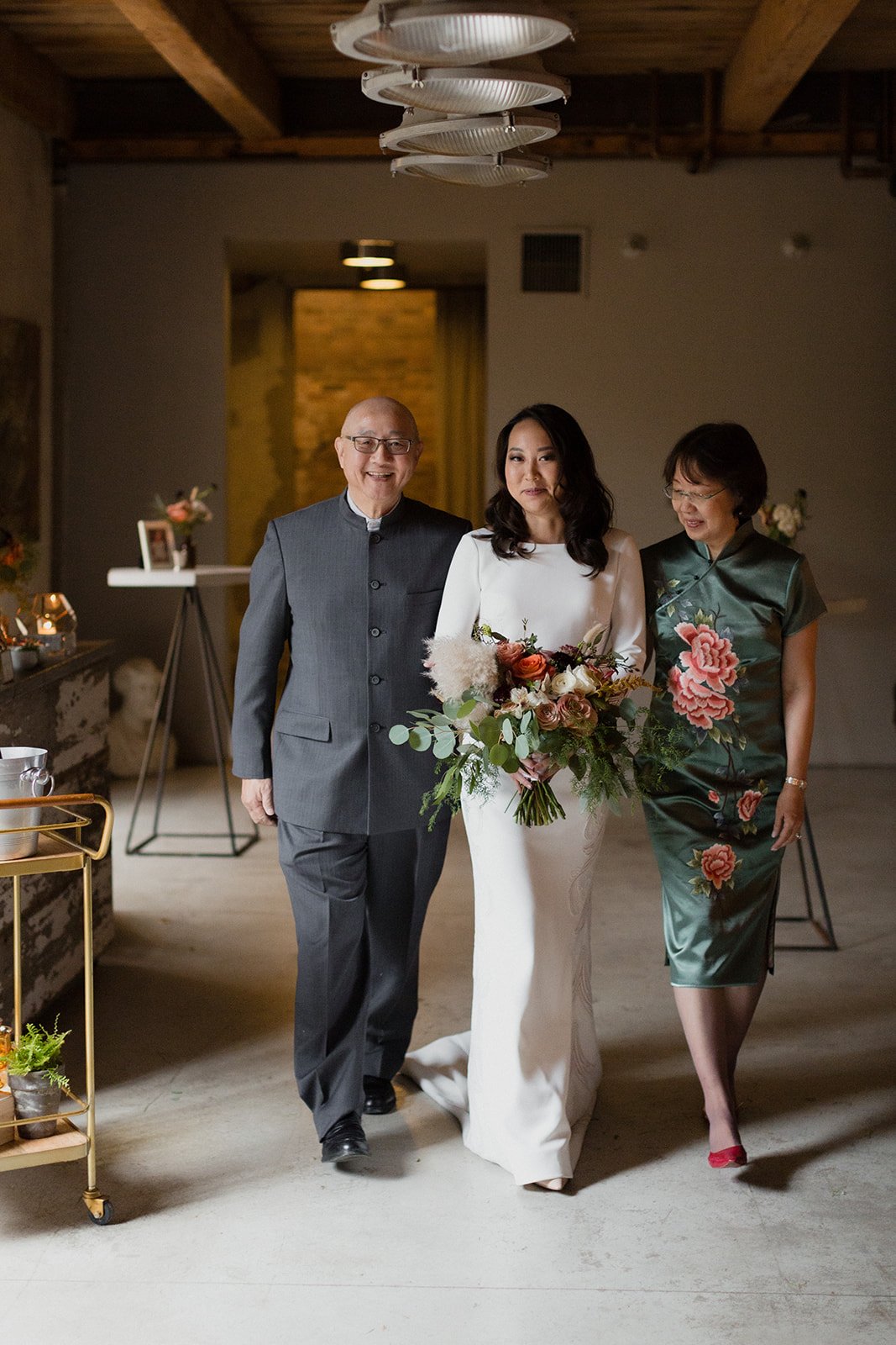 Charcoal Factory Loft Chicago microwedding lisa kathan photography