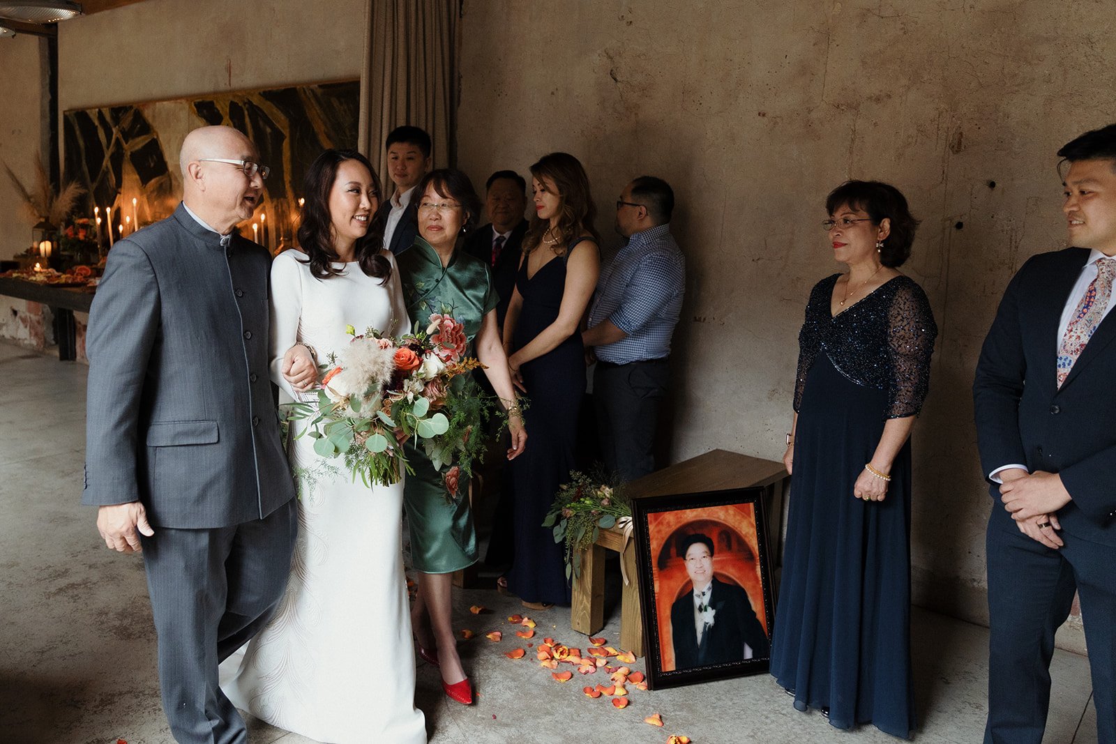 Charcoal Factory Loft Chicago microwedding lisa kathan photography