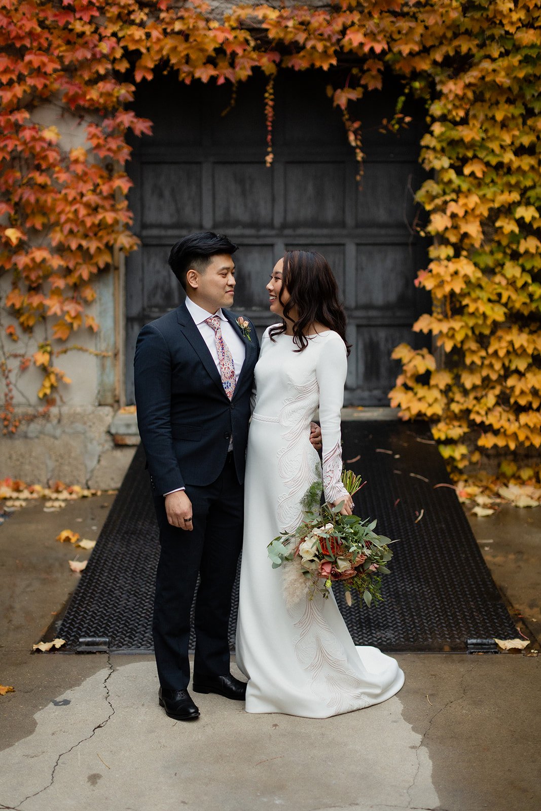 Charcoal Factory Loft Chicago microwedding lisa kathan photography