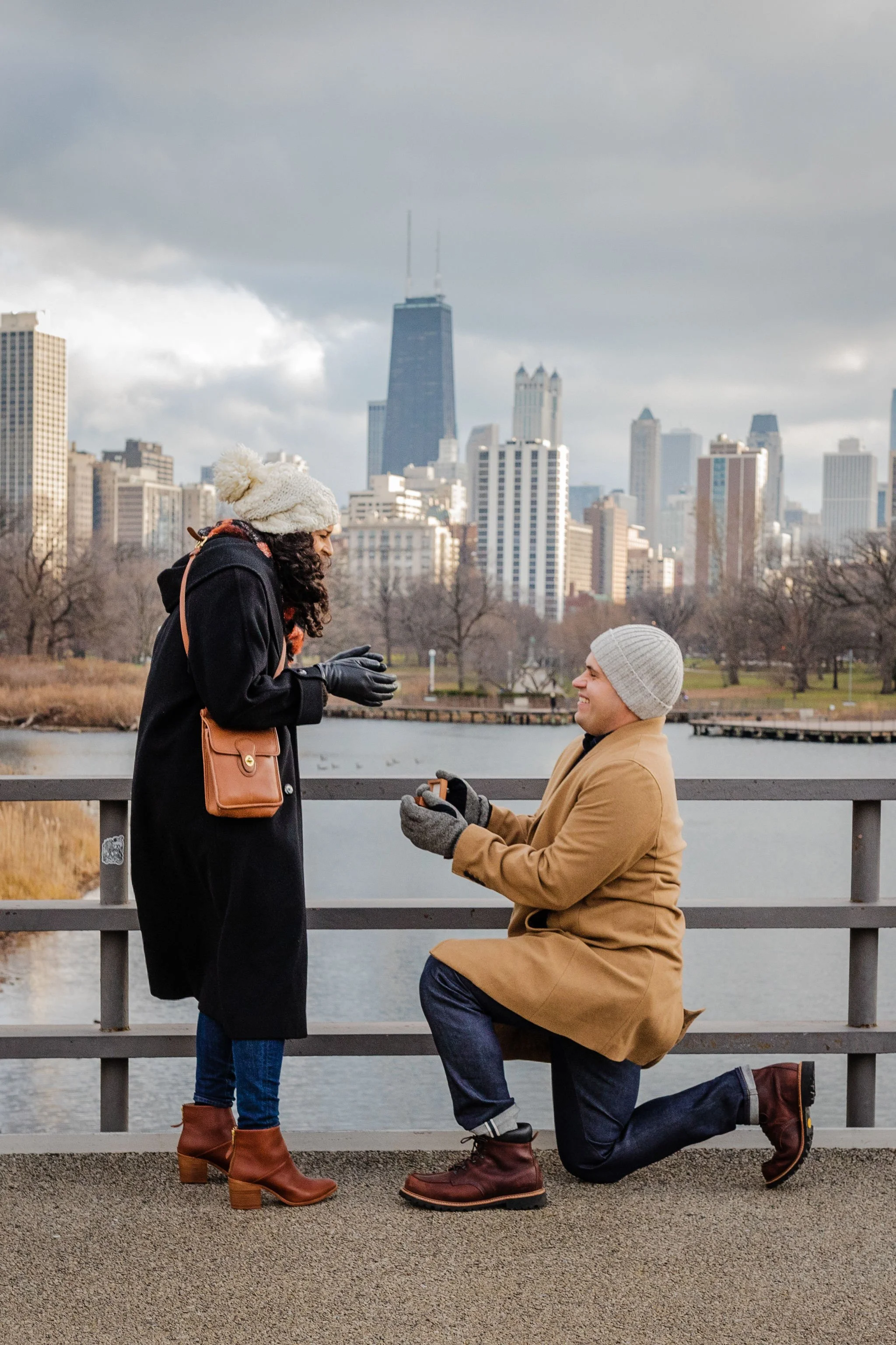 Proposal at Lincoln Park Boardwalk
